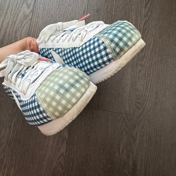 Nike Classic Gingham Cortez Sneakers Size 7 Women’s Preowned Runs Small - Picture 10 of 11